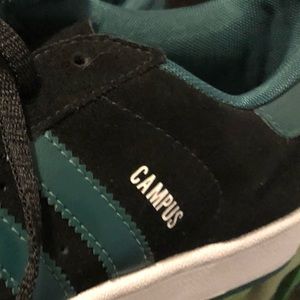 Adidas Campus II 8.5 Black and Green